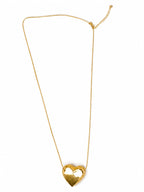 COLLANA CIONDOLO E CUORE BOMBATO